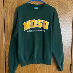 NDSU forrest green crewneck